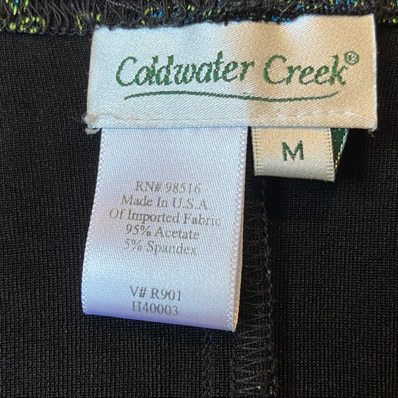 Coldwater Creek Sleeveless Lettuce Hem Maxi Dress Size M - Picture 6 of 7